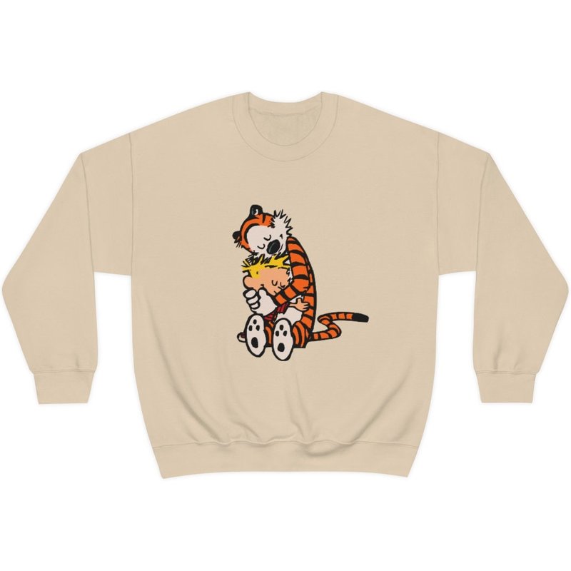 Calvin And Hobbes | Unisex Heavy Blend Crewneck Sweatshirt — Sweats à capuche pour hommes