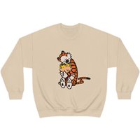 Calvin And Hobbes | Unisex Heavy Blend Crewneck Sweatshirt — Sweats à capuche pour hommes