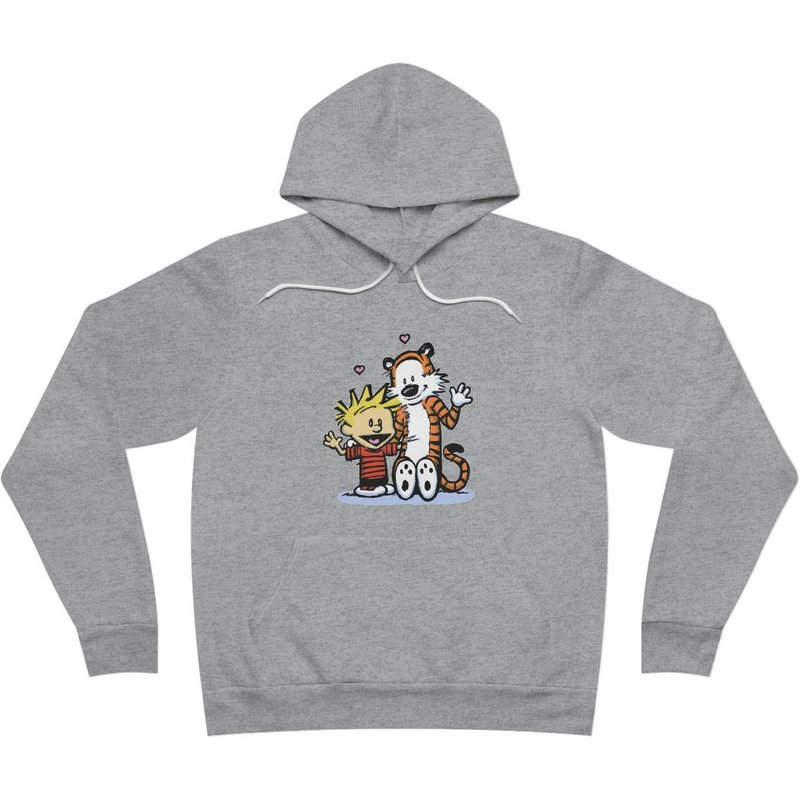 Calvin And Hobbes Unisex Sponge Fleece Pullover Hoodie — Sweats à capuche pour hommes