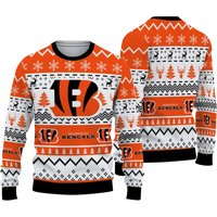 Cincinnati Football Ugly Christmas Sweater, Cincinnati Football Knit Pattern Ugly Christmas 3d Sweater