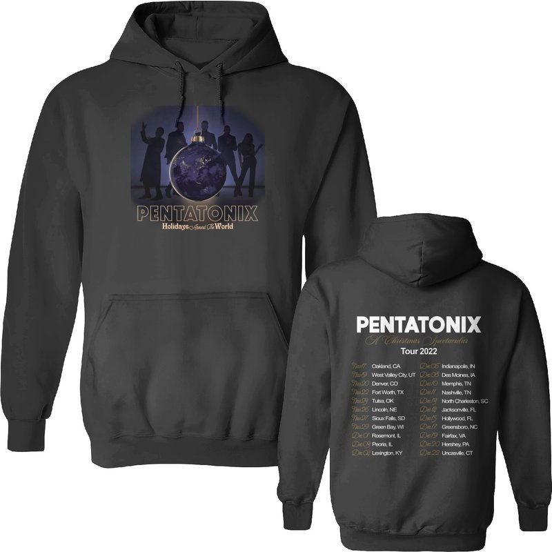 2022 Pentatonix A Christmas Spectacular Tour Hoodie — Sweats à capuche pour hommes