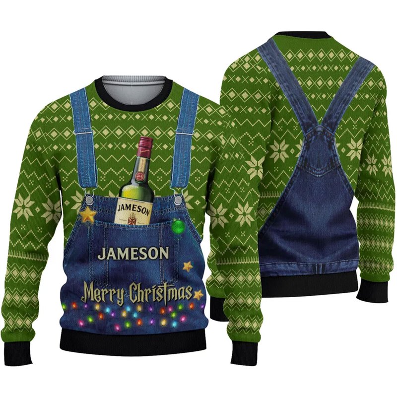 Merry Christmas Jameson Ugly Sweater — Chandails pour hommes