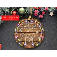 My Favorite Color Is Christmas Lights Ornament, Christmas Ornament