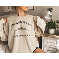 Dragonfly Inn Sweatshirt, Dragonfly Sweatshirt, Coffee Sweatshirt — Sweats à capuche pour hommes