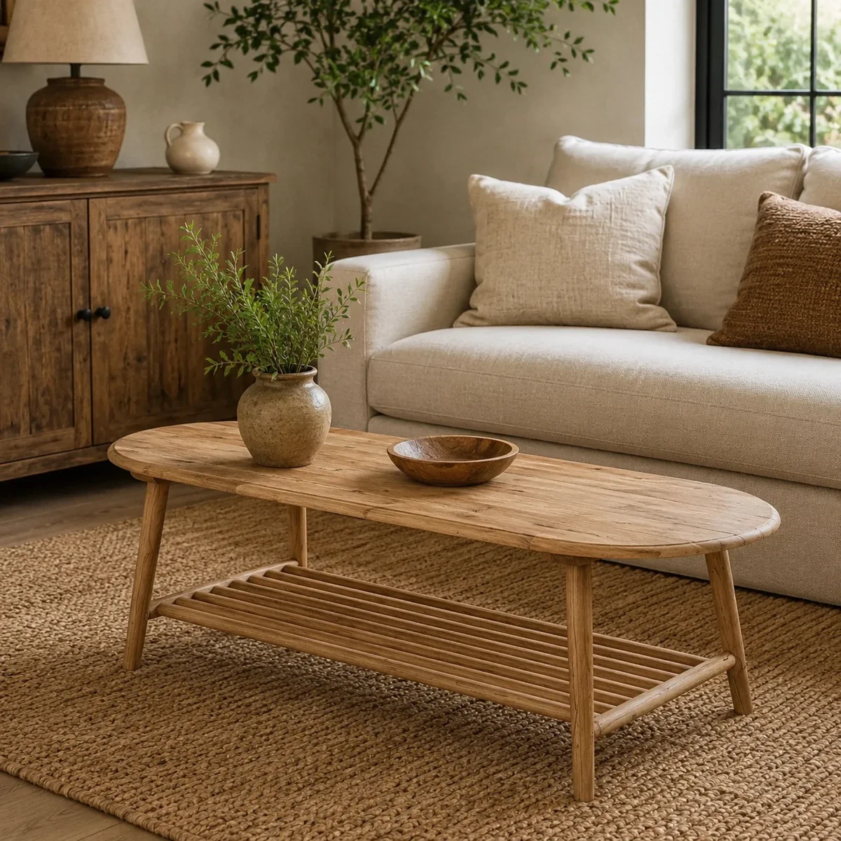 Viora Oval Coffee Table - 36*18*18 — Tables basses et d'appoint