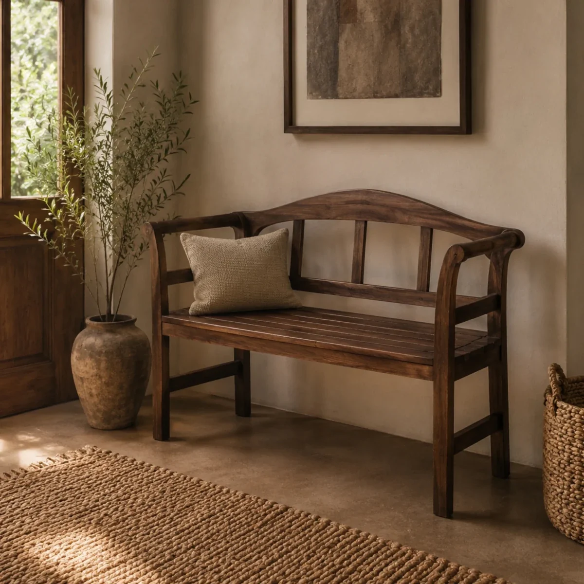 Antique Avenue Bench - 48*15*18 Inches