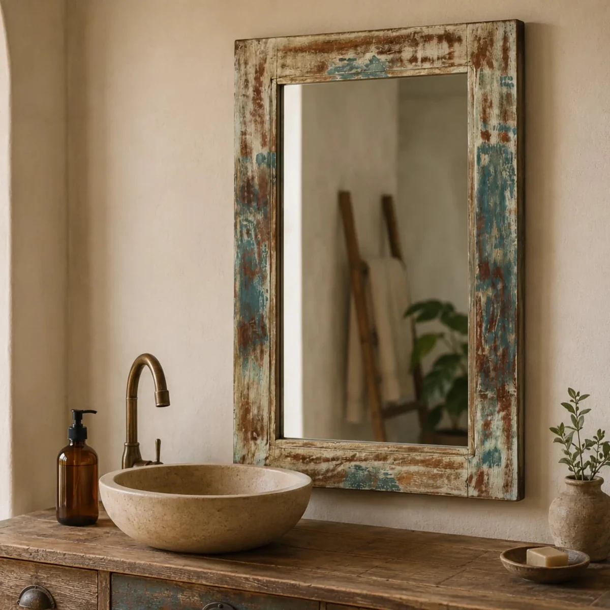 Miroir Moonlit Meadow par THE VINTAGE REALM — Miroirs muraux