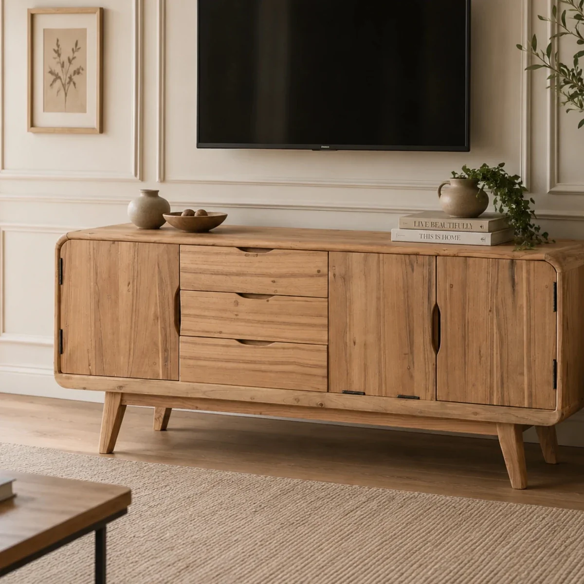 Media TV Cabinet - 48 x 14 x 24 — Buffets et rangements