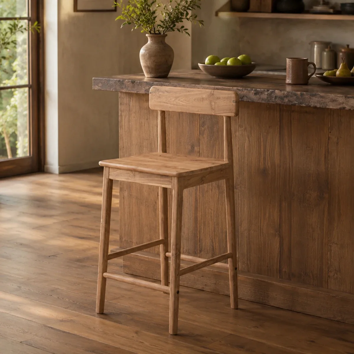 Bero Bar Chair - 24" Seat High (1 pcs) — Bar Stools