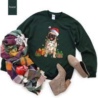 Christmas Pug Sweatshirt
