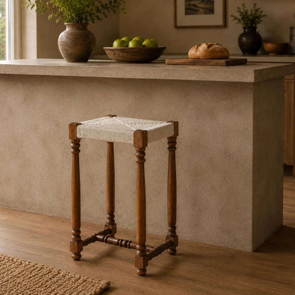 Tabouret de comptoir Melom par THE VINTAGE REALM — Tabourets de bar