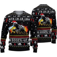 Godzil-la Ugly Christmas Sweater