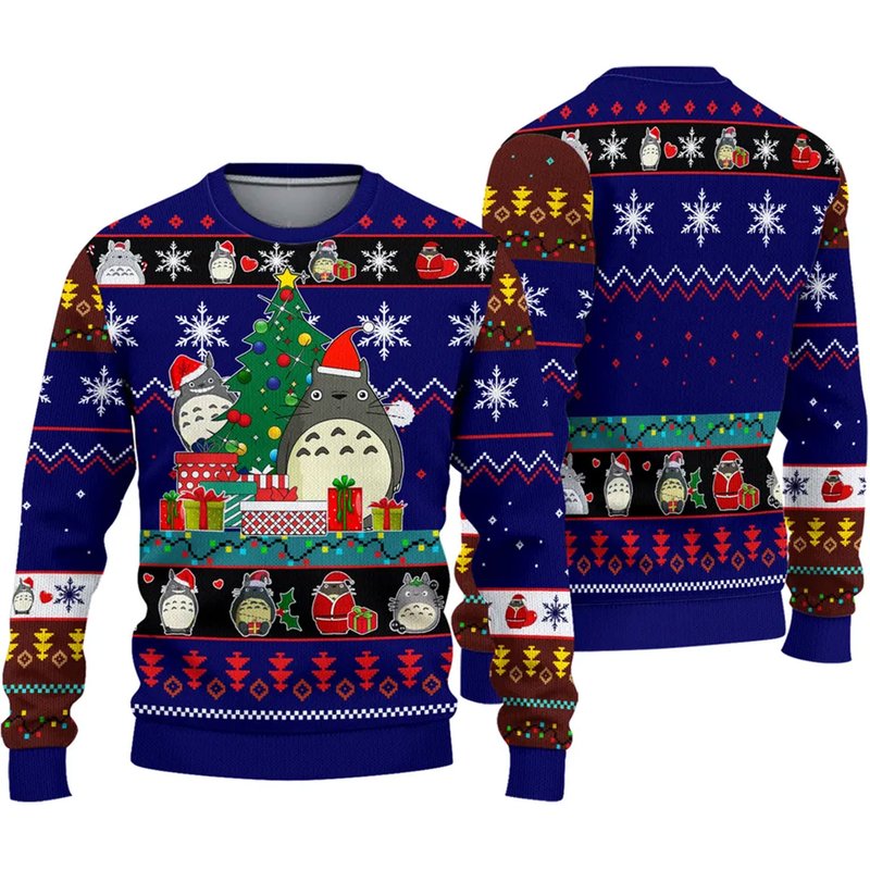 My Neighbor Totoro Christmas Sweater — Chandails pour hommes
