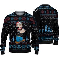 Popeye The Sailor Meets Sindbad The Sailor Ugly Christmas Sweater