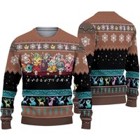 Eevengers Pkm Ugly Christmas Sweater