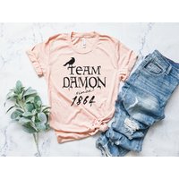 Team Damon 1864 Hello Brother | Team Salvatore Shirt