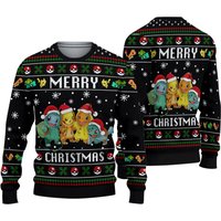 Merry Christmas Pkm Ugly Christmas Sweater