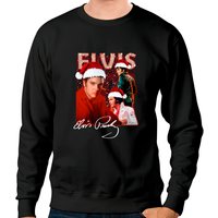 Elvis Presley Christmas Sweatshirt, Vintage Elvis Presley Sweatshirt — Sweats à capuche pour hommes