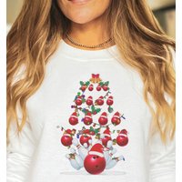 Christmas Bowling Sweatshirt — Mens Hoodies
