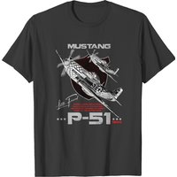 P51 Mustang Ww2 Fighter Aircraft P51 Mustang W W2 Fighter Aircraft T-shirts — Mens T Shirts