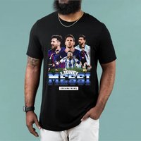 Vintage Lionel Messi Argentina Soccer Shirt,lionel Messi Shirt — T-shirts pour hommes