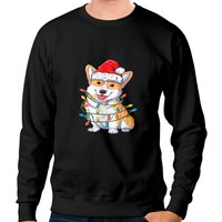 Corgi Christmas Sweatshirt — Mens Hoodies