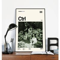 Sza Ctrl Deluxe Music Poster — Affiches et impressions