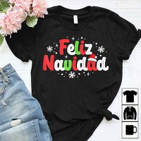 Feliz Navidad Family Matching Christmas Shirt — T-shirts pour hommes