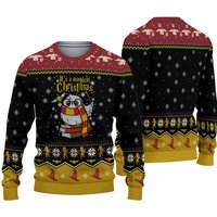 It's A Magical Christmas Ugly Knitted Christmas 3d Sweater