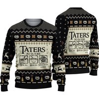 Taters Potatoes Ugly Christmas Sweater