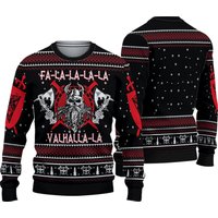 Viking Valhalla Ugly Knitted Christmas Ugly Sweater