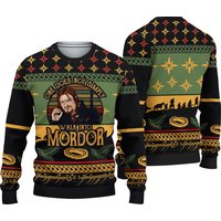 Mordor Fun Run Lotr Ugly Knitted Christmas 3d Sweater
