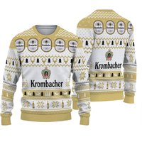 Krombacher Ugly Knitted Christmas 3d Sweater