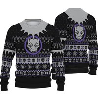 Black Panthers Wakanda Forever Ugly Knitted Christmas 3d Sweater