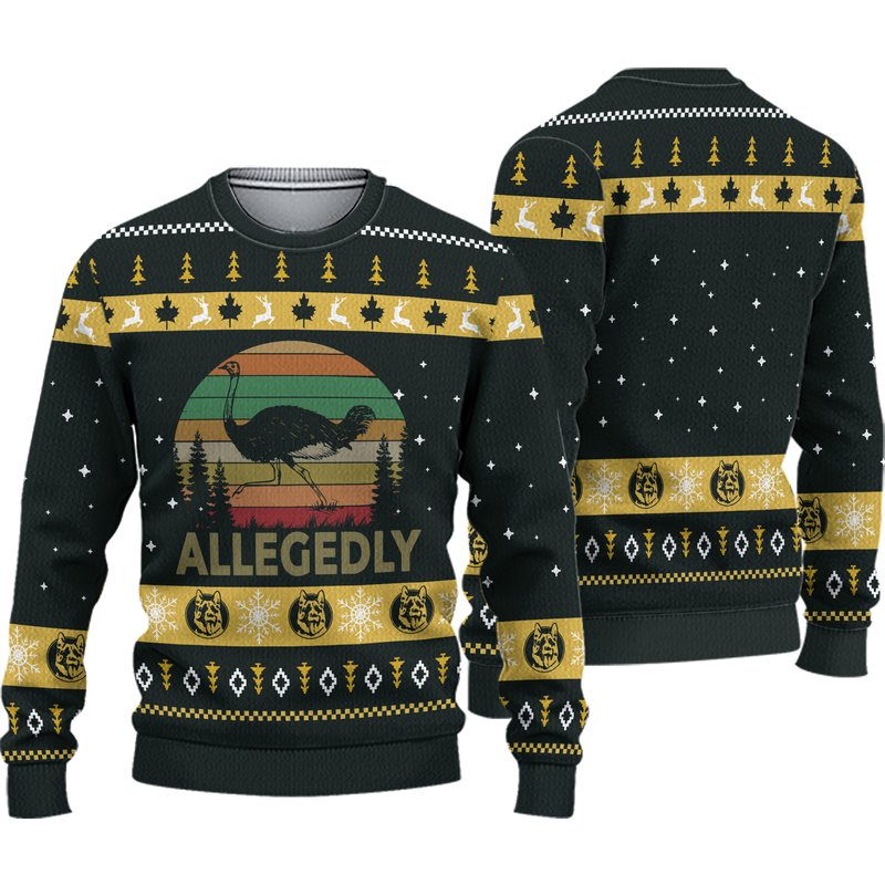Letterkenny Allegedly Ugly Knitted Christmas 3d Sweater — Chandails pour hommes