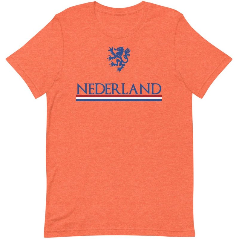 Holland Netherlands Soccer T-shirt | Vlag Van Nederland Gifts — T-shirts pour hommes