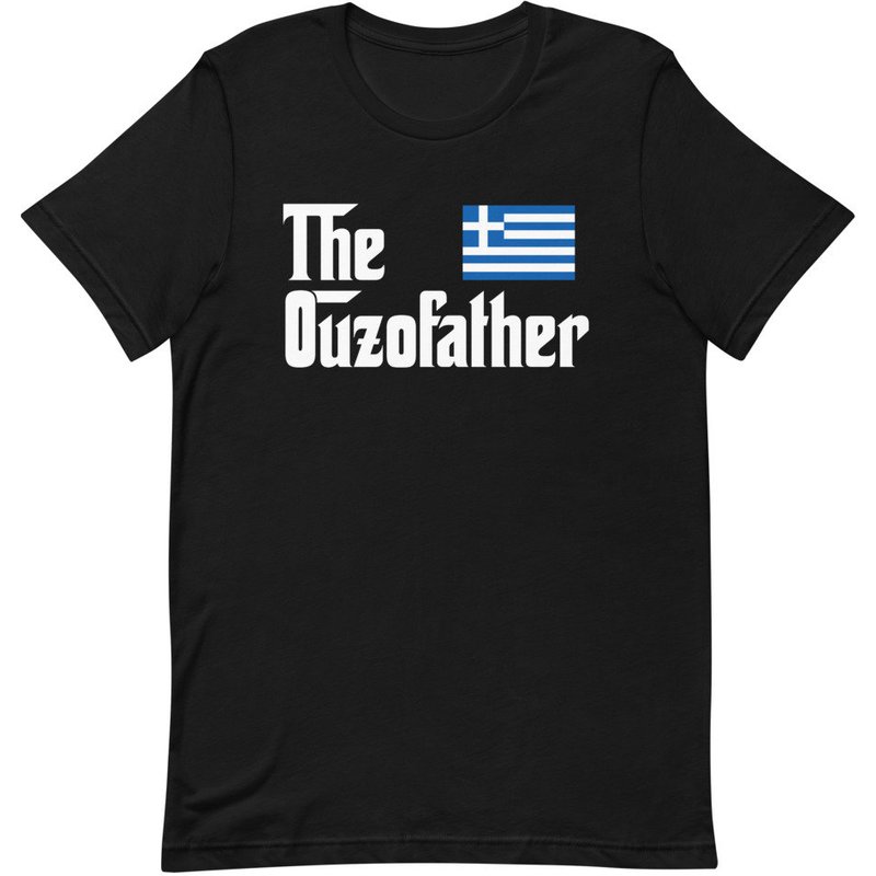 The Ouzo Father T-shirt | Funny Fathers Day Gift — T-shirts pour hommes