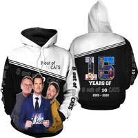8 Out Of 10 Cats Does Countdown 3d Hoodie