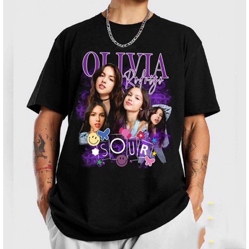 Olivia Rodrigo T-shirt, Music Sour Album, Sour Album 90s Funny T-shirt