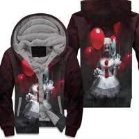 It Harley Quinn 3d Unisex Fleece Hoodie — Sweats à capuche pour hommes