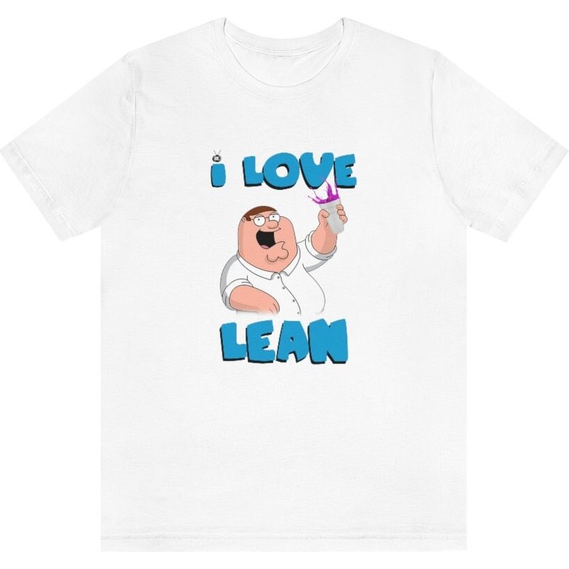 I Love Lean Peter Griffin Family Guy Funny T-shirt — T-shirts pour hommes