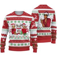 Bruno Mars Christmas Ugly Sweater — Mens Hoodies