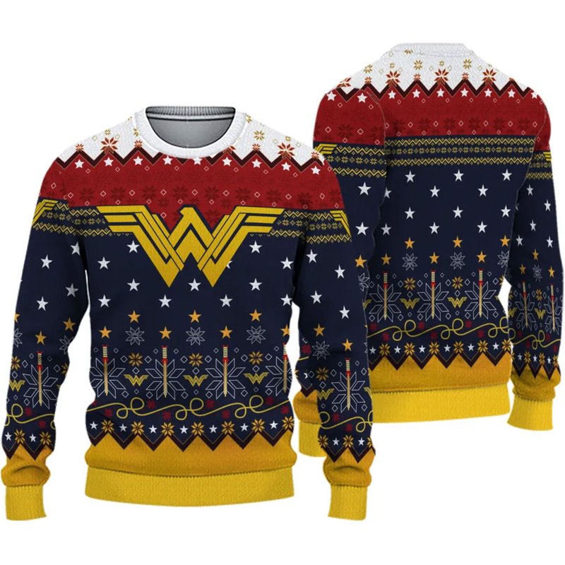 Wonder Woman Ugly Christmas Sweater — Chandails pour hommes