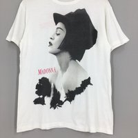 Vintage 1980's Madonna Blond Ambition White Tshirt Madonna Queen Of Pop The Girlie Show Blond Ambition Boy Toy Pop Rock Tee