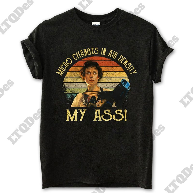 Ellen Ripley Micro Changes In Air Density Vintage T-shirt — Mens T Shirts