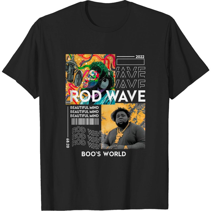 Vintage Bootleg Inspired Tee, Rod Wave Vintage T-shirt, Rod Wave Beautiful Mind Shirt