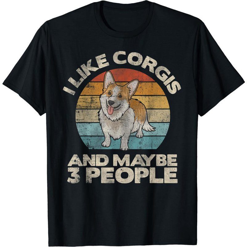 Funny Corgi T-shirt - Ho Ho Ho — T-shirts pour hommes