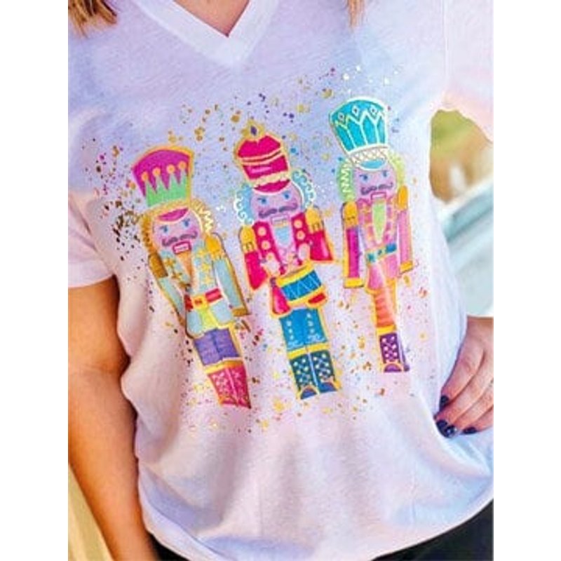 Nutcracker Tshirt || Christmas T-shirt || Gold Foil T-shirt