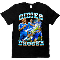 Dider Drogba Bootleg Vintage Football T-shirt — T-shirts pour hommes