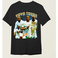 Yaya Toure Vintage Bootleg Football T-shirt — T-shirts pour hommes